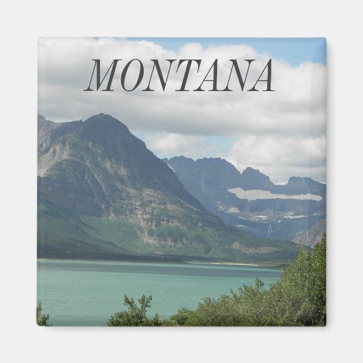 Montana Rockies Landscape Foto Magneet (Voorkant)