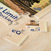 Montana Rockies Poster Steam Train Engine Railroad Legpuzzel (Zijkant)