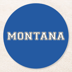 Montana Ronde Kartonnen Onderzetter