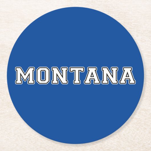 Montana Ronde Kartonnen Onderzetter (Voorkant)