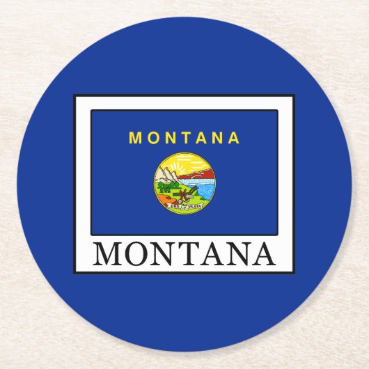 Montana Ronde Kartonnen Onderzetter (Voorkant)