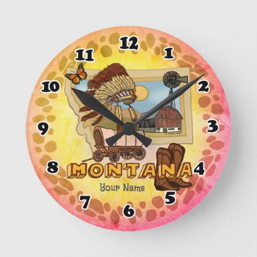Montana  ronde klok (Voorkant)