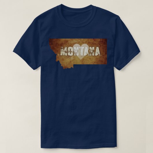Montana Rustic T-shirt (Design voorkant)