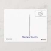 Montana Scenery Briefkaart (Achterkant)