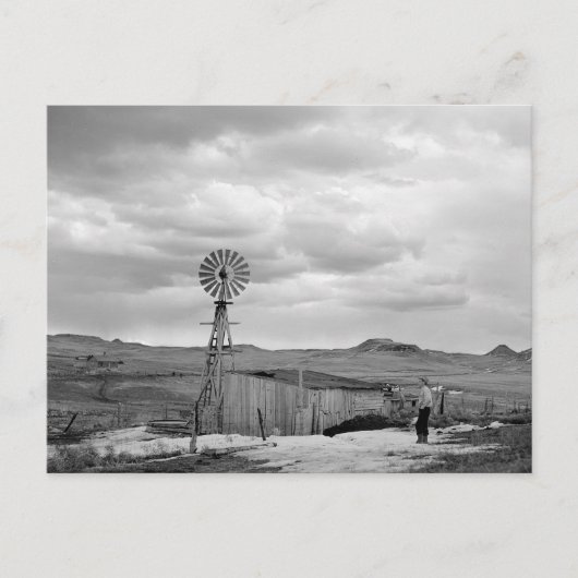 Montana Schapenranch, 1942 Briefkaart (Voorkant)