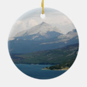 Montana Schilderachtig Landschapsvakantie Keramisch Ornament (Achterkant)