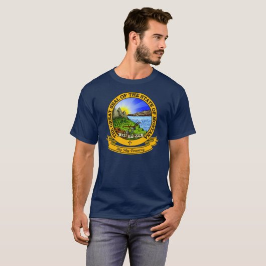 Montana Seal T-shirt (Voorkant volledig)