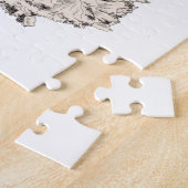 Montana Shaped Montanan Afbeelding Map Legpuzzel (Zijkant)
