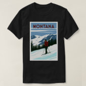 Montana skibestemming t-shirt (Design voorkant)