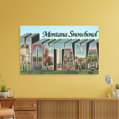 Montana Snowbowl, Montana Canvas Afdruk (Insitu (Woonkamer))