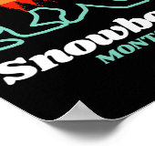 Montana Snowbowl Skiing Snowboarding Bear Poster (Hoek)