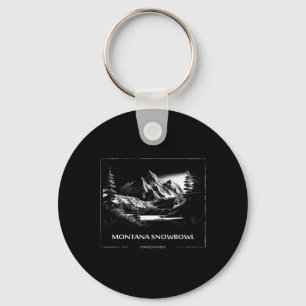 Montana Snowbowl Verenigde Staten Ski Skilopen Ski Sleutelhanger