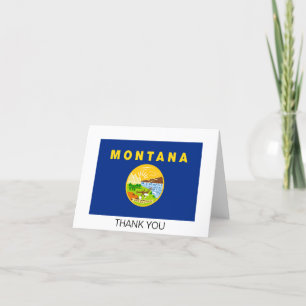 Montana Staatsvlag Bedankkaart