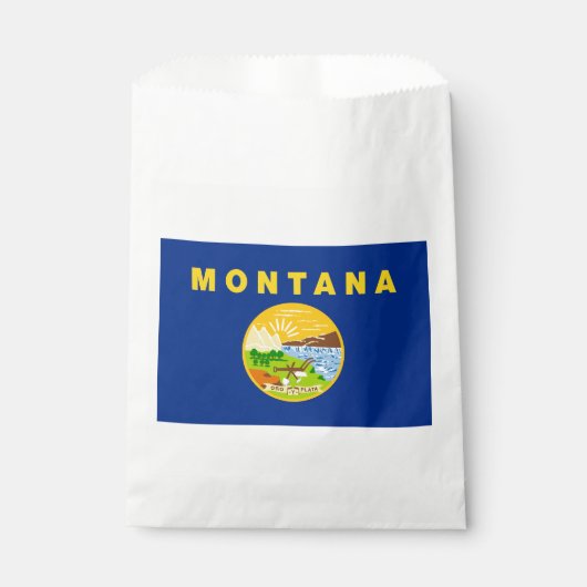 Montana Staatsvlag Bedankzakje (Voorkant)