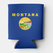 Montana Staatsvlag Blikjeskoeler (Voorkant)