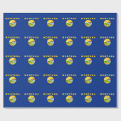 Montana Staatsvlag Cadeaupapier (Vlak)