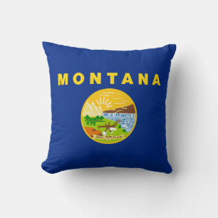 Montana Staatsvlag Kussen