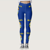 Montana Staatsvlag Leggings (Voorkant)