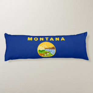 Montana Staatsvlag Lichaamskussen