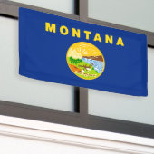 Montana Staatsvlag Spandoek (Buitenkant Gebouw)