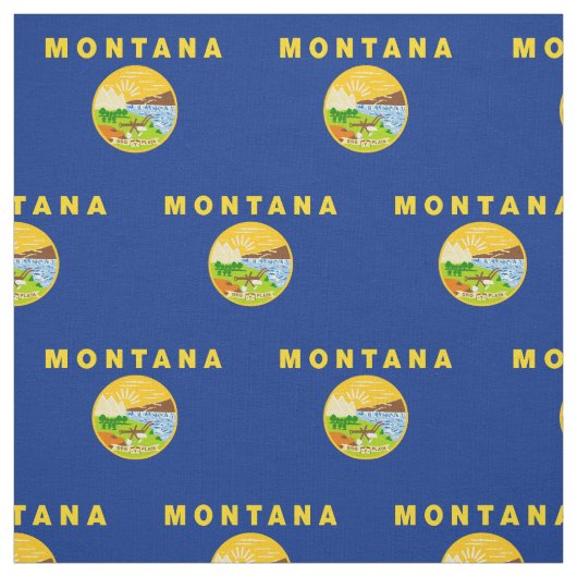 Montana Staatsvlag Stof (Swatch)