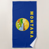 Montana Staatsvlag Strandlaken (Voorkant)