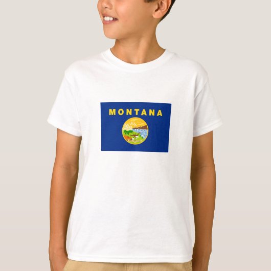 Montana Staatsvlag T-shirt (Voorkant)