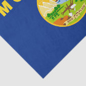 Montana Staatsvlag Tissuepapier (Detail)