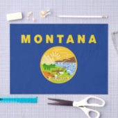 Montana Staatsvlag Tissuepapier (Craft)
