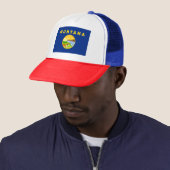 Montana Staatsvlag Trucker Pet (In situ)