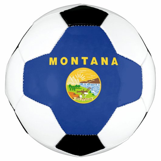 Montana Staatsvlag Voetbal (Voorkant)
