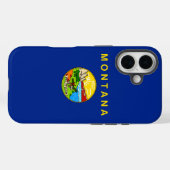 Montana Staatsvlagontwerp Case-Mate iPhone Case (Achterkant (horizontaal))