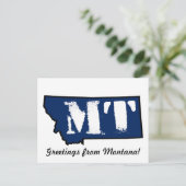 Montana Stamp Briefkaart (Staand voorkant)