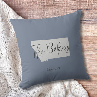 Montana State Familienaam Sierkussen