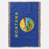 Montana State Flag Design Decor Deken (Voorkant Verticaal)