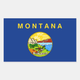 Montana State Flag Sticker