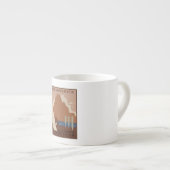 Montana State: Indiaanse stammen, bergen, prairie Espresso Kop (Voorkant rechts)