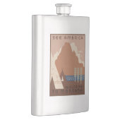 Montana State: Indiaanse stammen, bergen, prairie Flacon (Rechts)