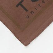 Montana State: Indiaanse stammen, bergen, prairie Fleece Deken (Hoek)