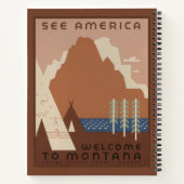 Montana State: Indiaanse stammen, bergen, prairie Notitieboek (Achterkant)