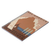 Montana State: Indiaanse stammen, bergen, prairie Notitieboek (Linkerzijde)