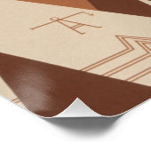 Montana State: Indiaanse stammen, bergen, prairie Perfect Poster (Hoek)