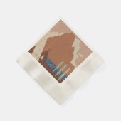 Montana State: Indiaanse stammen, bergen, prairie Servet (Hoek)