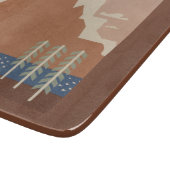 Montana State: Indiaanse stammen, bergen, prairie Snijplank (Hoek)