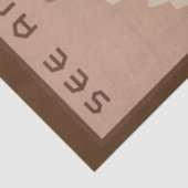 Montana State: Indiaanse stammen, bergen, prairie Tissuepapier (Detail)