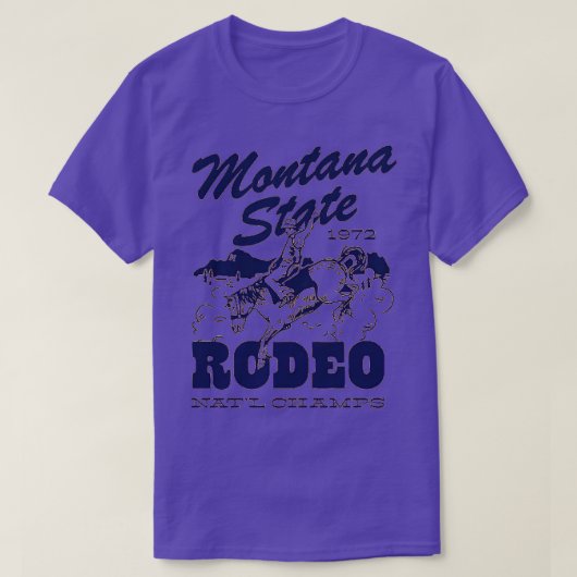 Montana State Nationale Rodeo Champs 1 T-shirt (Design voorkant)