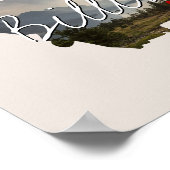 Montana State Photo insert and town name Poster (Hoek)