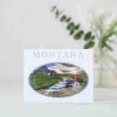 Montana State Postcard Briefkaart (Staand voorkant)