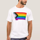 Montana State Pride LGBTQ Progress Pride T-shirt (Voorkant)