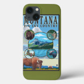 Montana State Scenes Case-Mate iPhone Case (Achterkant)